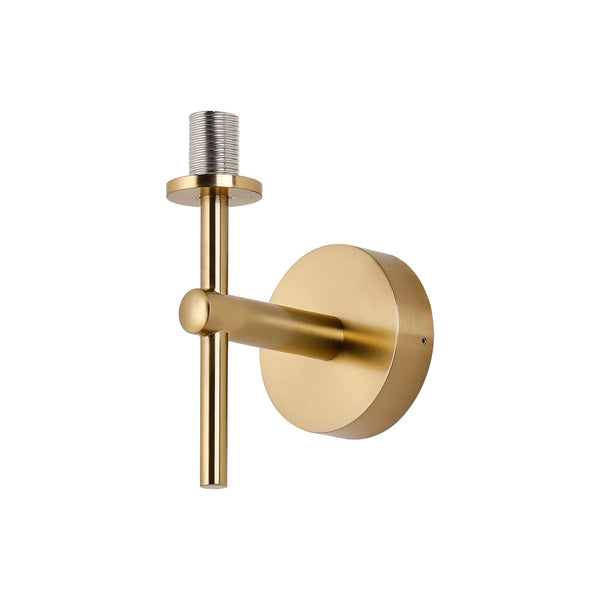 Tenterden Medium Arm IP44 Wall Light Base in Brass Gold