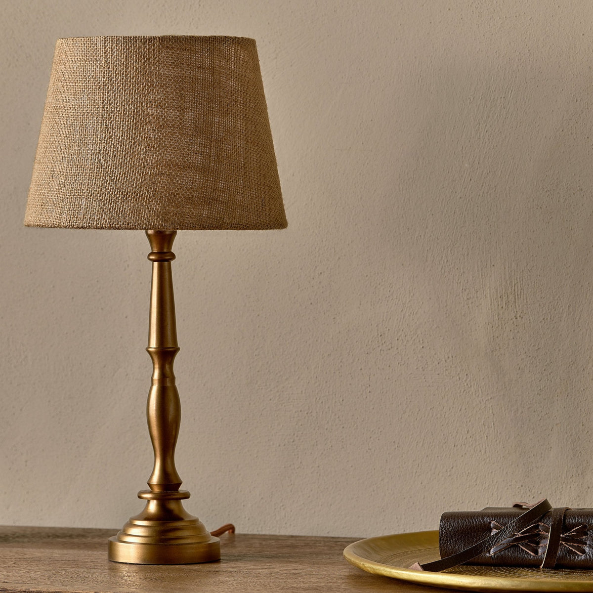 Lele Solid Brass Table Lamp Base