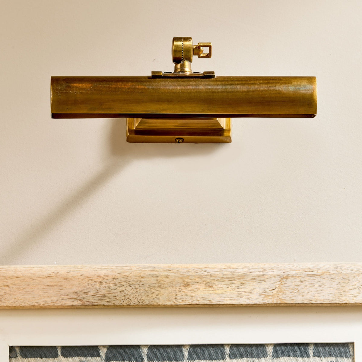 Pania Adjustable Picture Light in Antique Brass