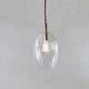 Otoro Small Oval Recycled Clear Glass Pendant