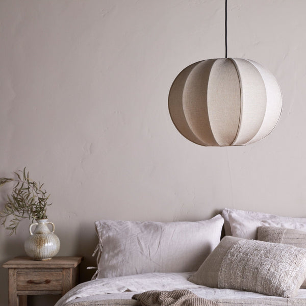 Orisa Linen Lampshade in Off White