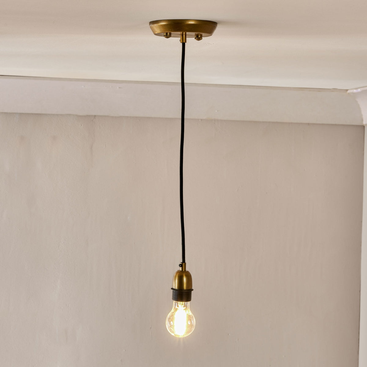 Otti Pendant Light in Antique Brass