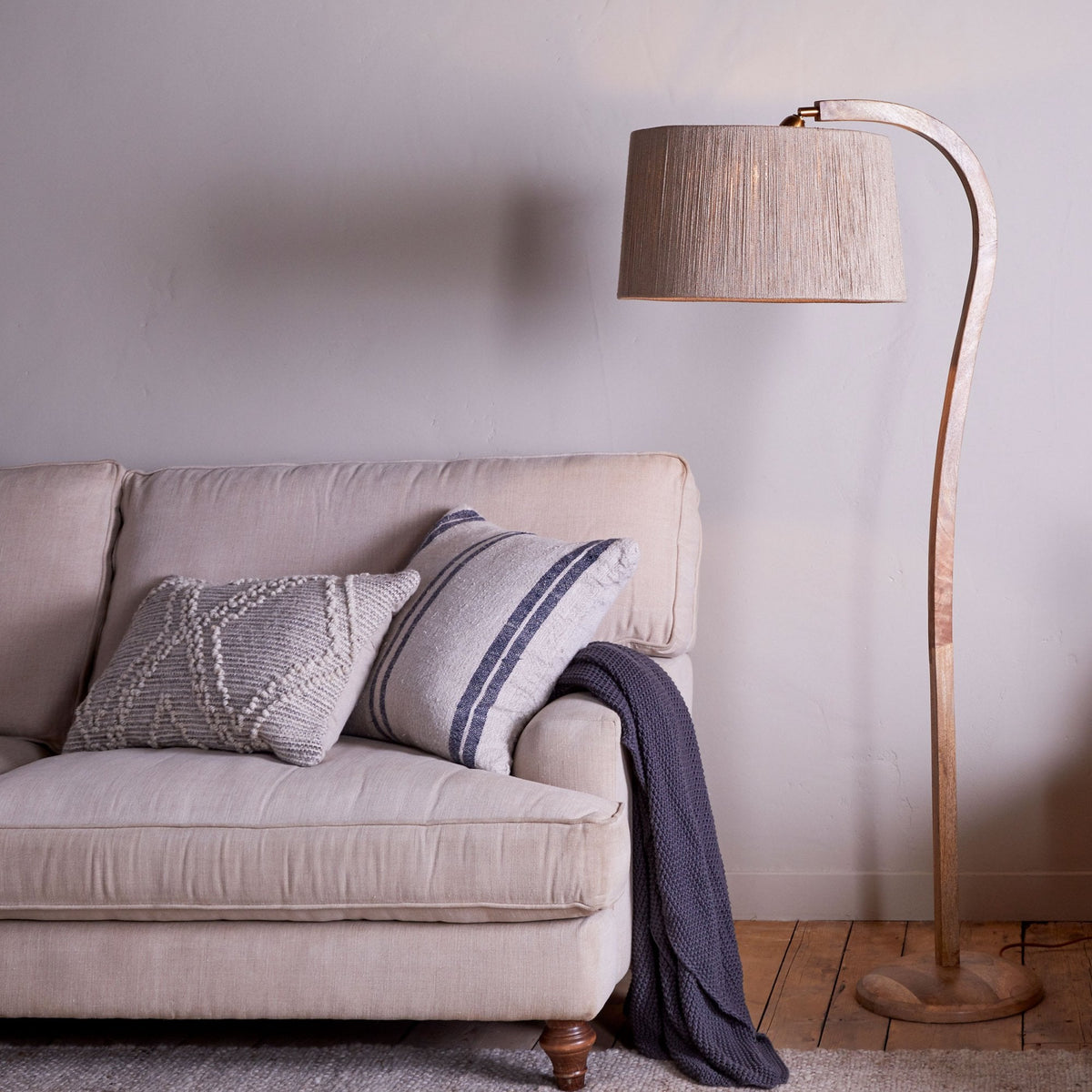 Namira Mango Wood Floor Lamp Base