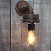 Ngari IP44 Outdoor Wall Light in Rust Finish