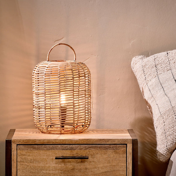 Noko Extra Small Natural Rattan Table Lamp
