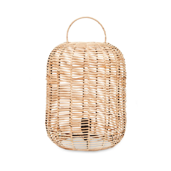 Noko Small Natural Rattan Table or Floor Lamp
