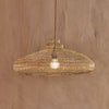 Mukuni Organic Oval Wire Lampshade in Brass