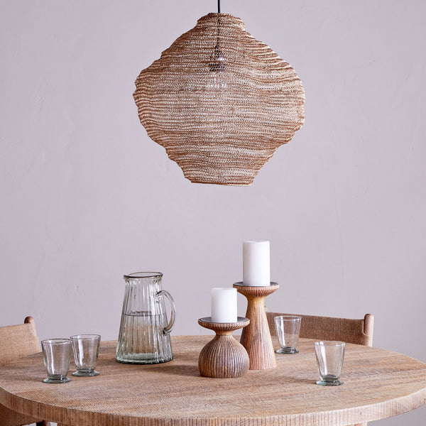 Mukuni Small Organic Shaped Wire Lampshade in Brass