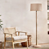 Sahar Mango Wood Floor Lamp Base In Natural Finish