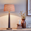 Sahar Mango Wood Table Lamp Base In Dark Stain Finish