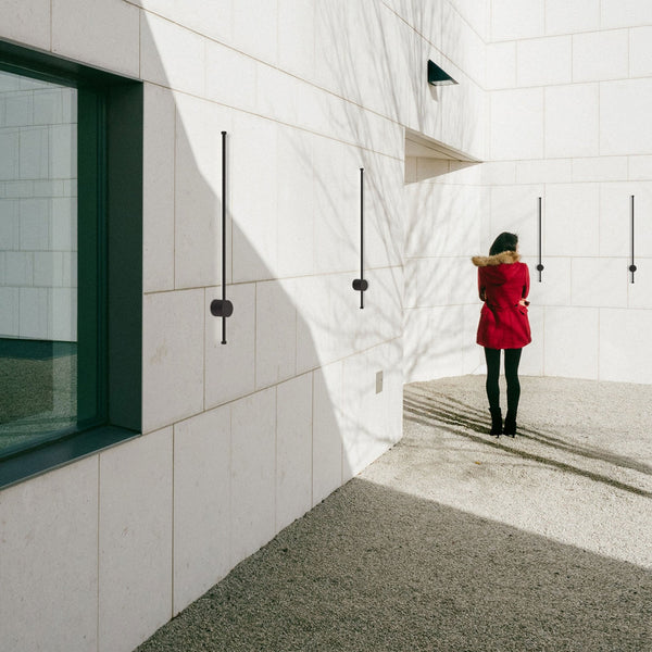 Rayleigh 97cm Outdoor Linear IP54 LED Wall Light in Black