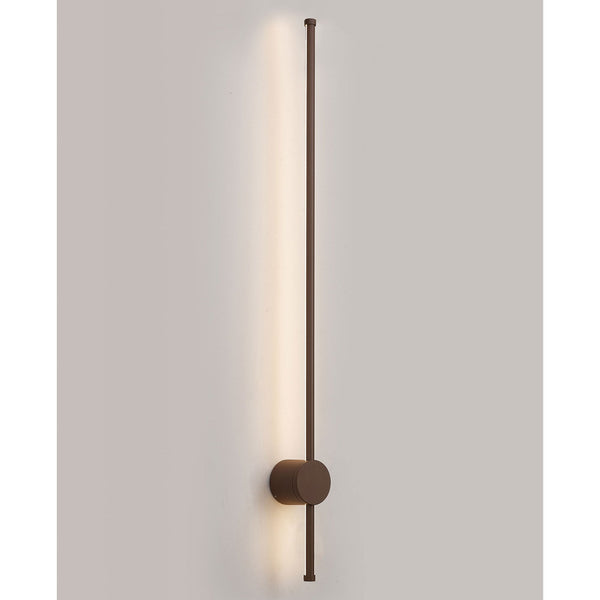 Rayleigh 97cm Outdoor Linear IP54 LED Wall Light in Dark Brown