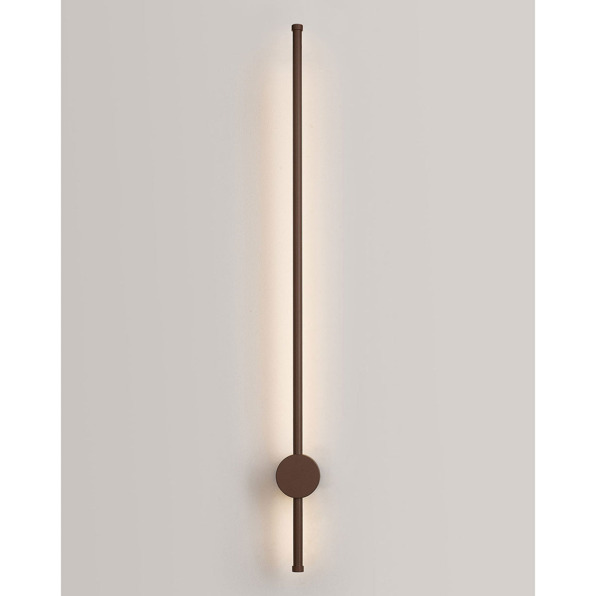 Rayleigh 97cm Outdoor Linear IP54 LED Wall Light in Dark Brown