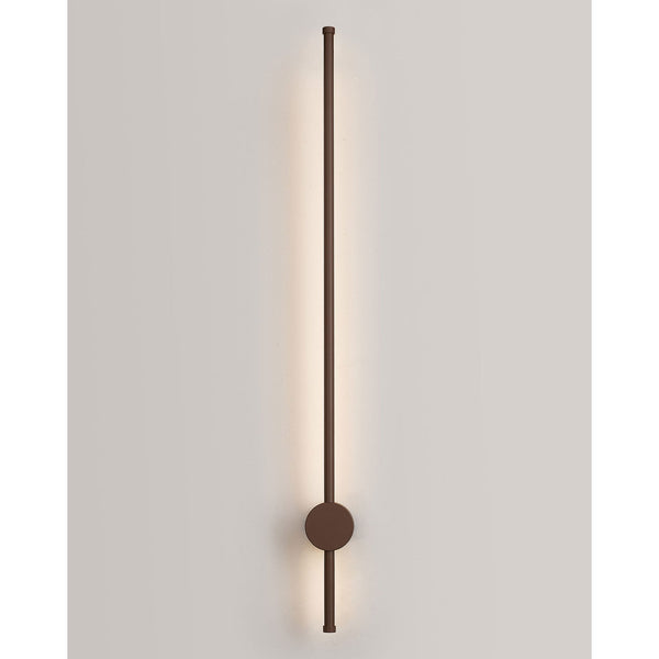 Rayleigh 97cm Outdoor Linear IP54 LED Wall Light in Dark Brown