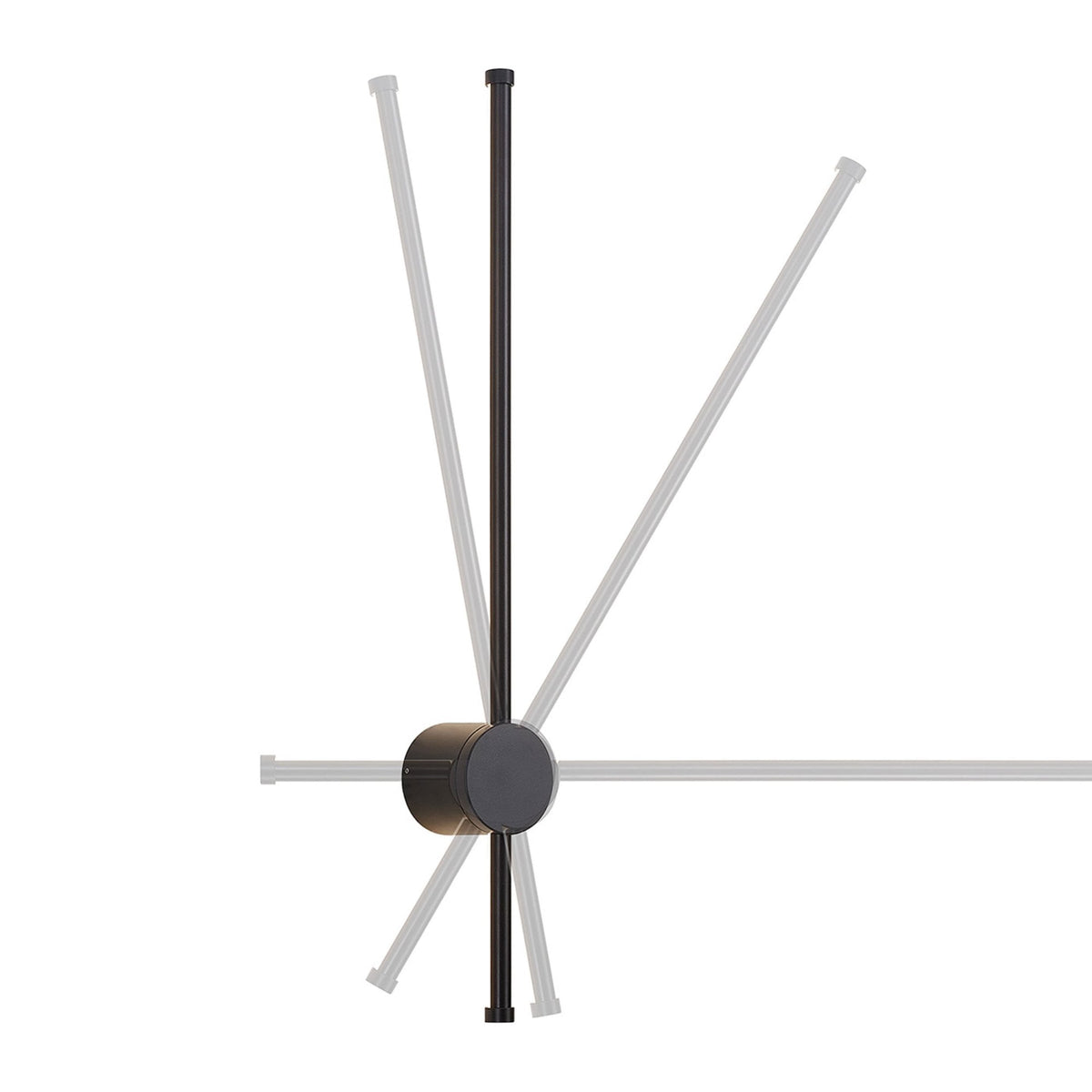 Rayleigh 65cm Outdoor Linear IP54 LED Wall Light in Black