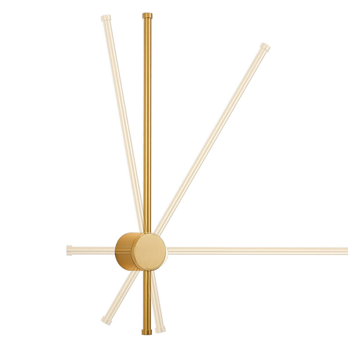 Rayleigh 65cm Outdoor Linear IP54 LED Wall Light in Sand Gold