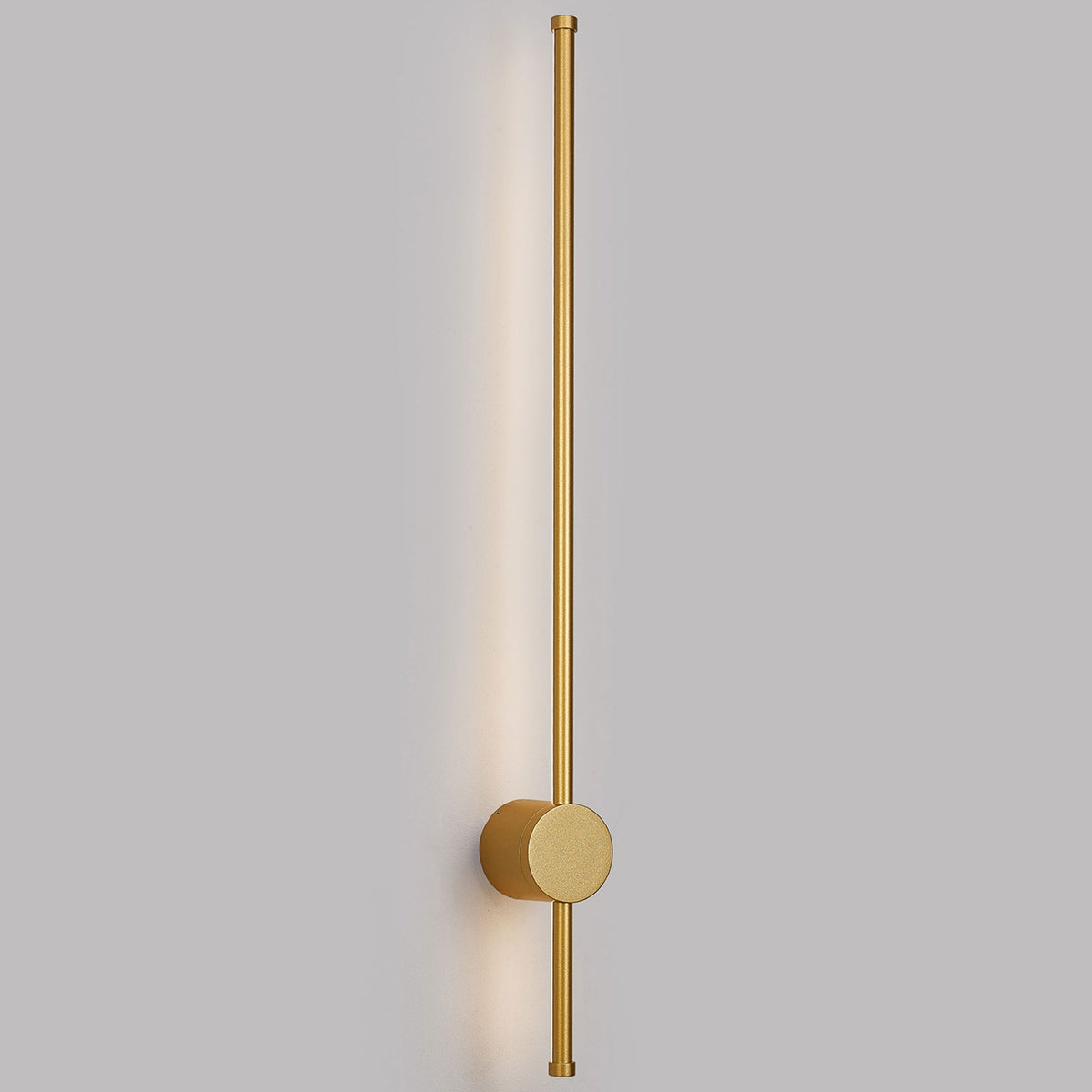 Rayleigh 81cm Outdoor Linear IP54 LED Wall Light in Sand Gold