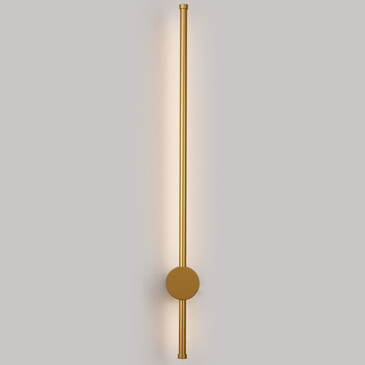 Rayleigh 81cm Outdoor Linear IP54 LED Wall Light in Sand Gold