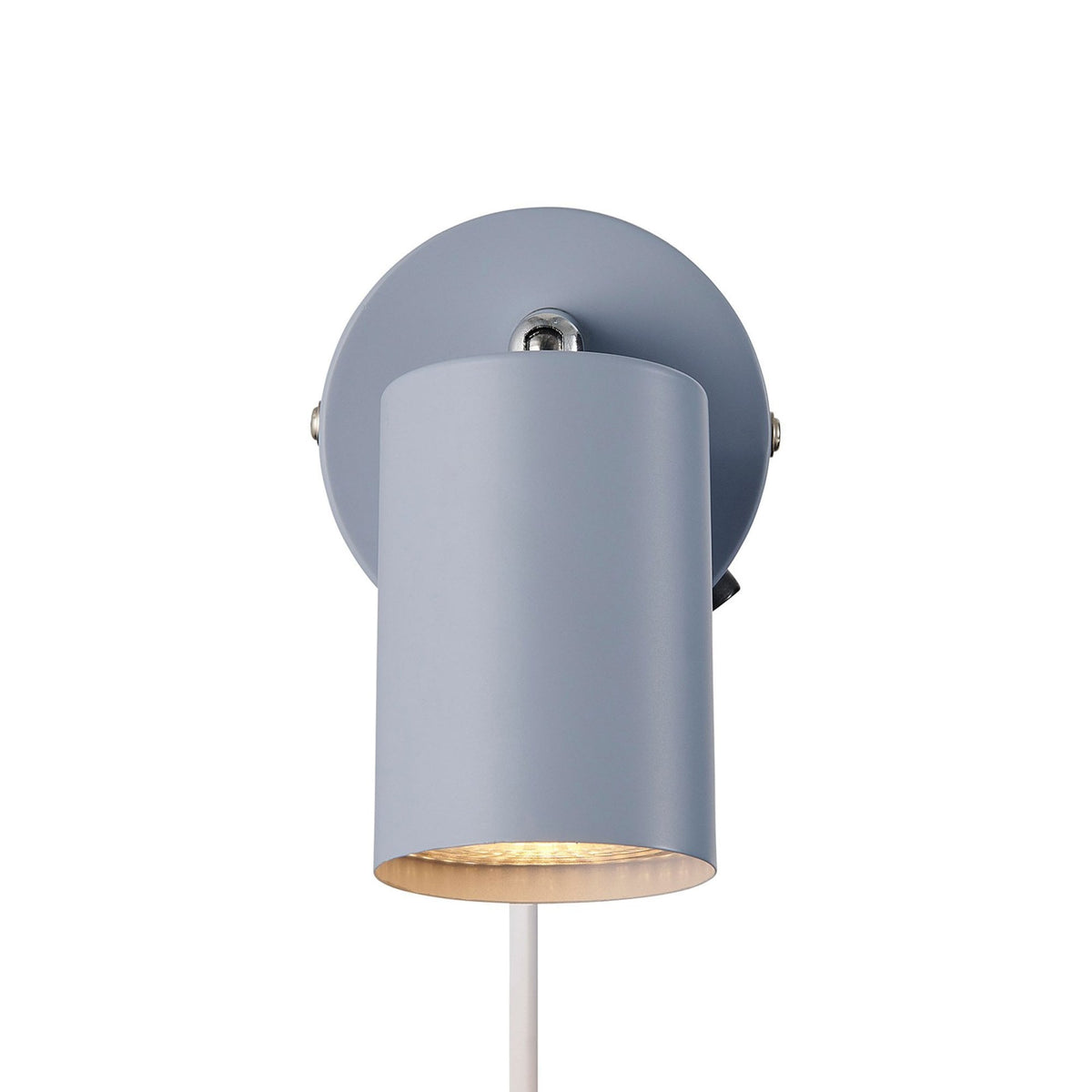 Explore Plugged Adjustable Wall Spotlight In Blue