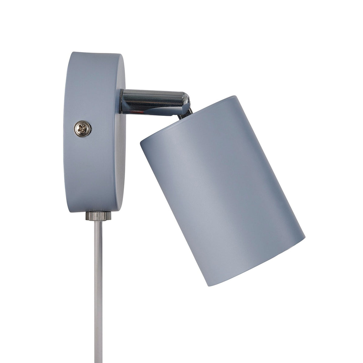 Explore Plugged Adjustable Wall Spotlight In Blue