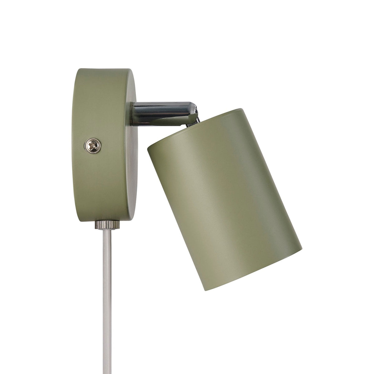 Explore Plugged Adjustable Wall Spotlight In Green