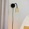 Explore Flex Plugged Reader Light In Black & Brass