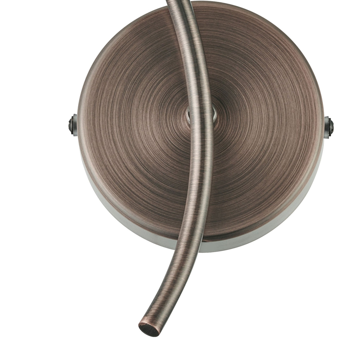Markinch IP44 Left Wall Light in Bronze with Clear Tubular Glass Shade