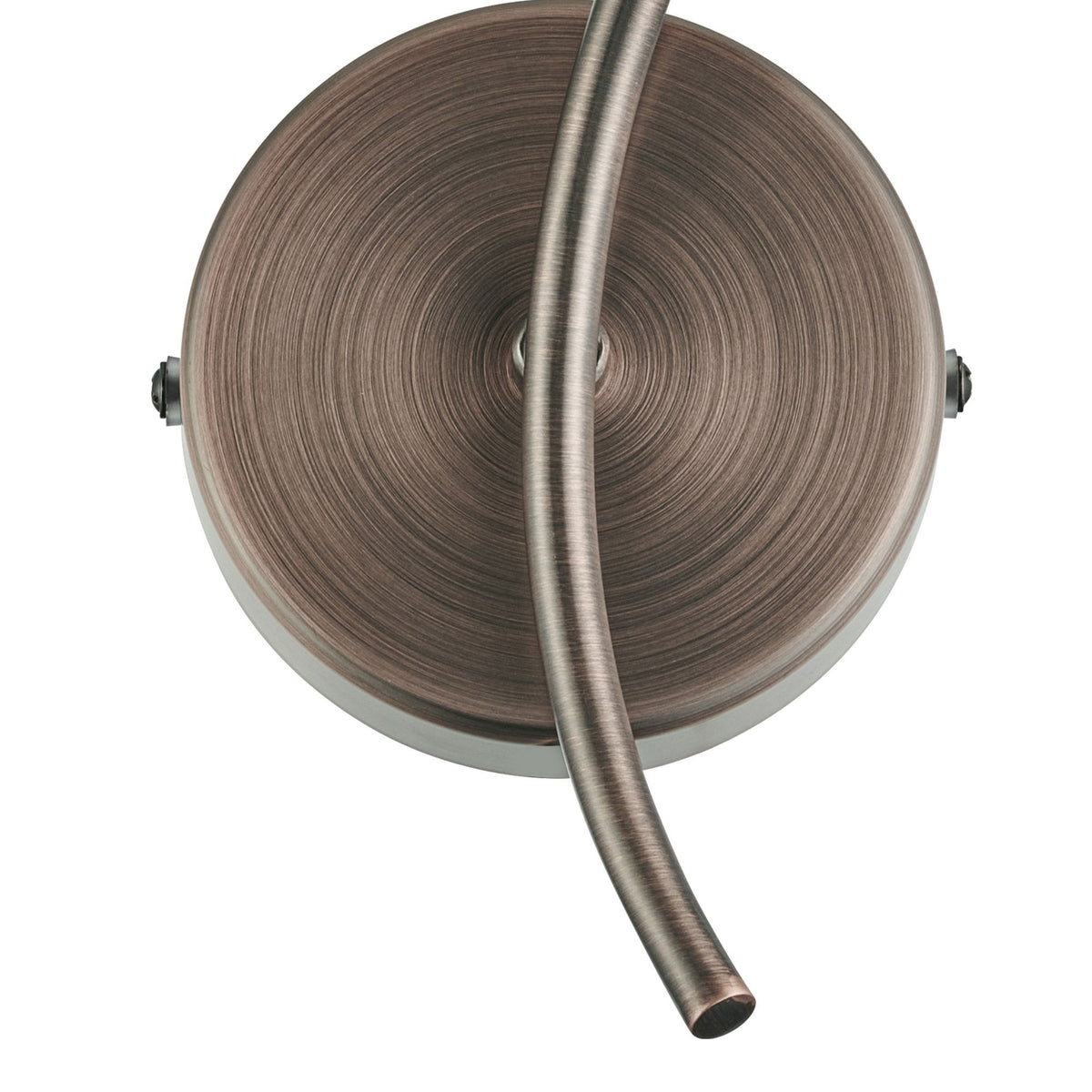 Markinch IP44 Right Wall Light in Bronze with Clear Tubular Glass Shade