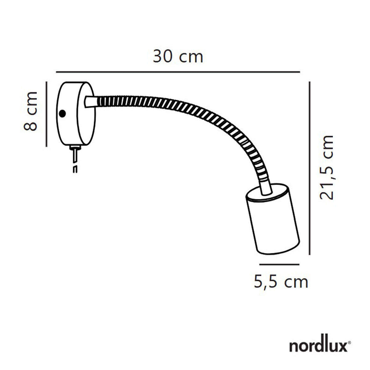 Explore Flex Plugged Reader Light In White