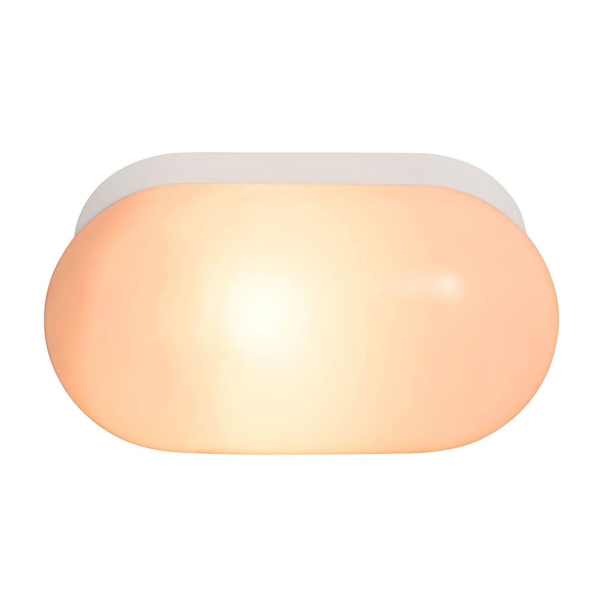 Foam IP44 Bathroom Wall Light in White with Opal Diffuser