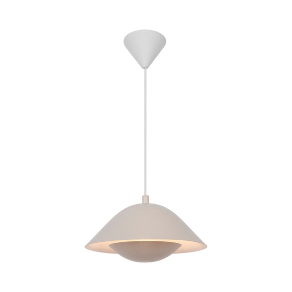Freya 35 Contemporary Single Pendant In Beige