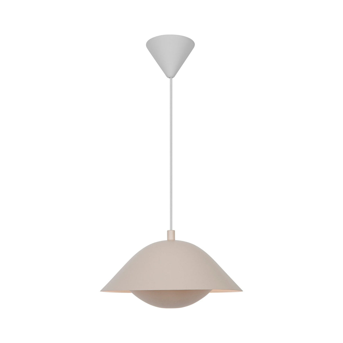 Freya 35 Contemporary Single Pendant In Beige