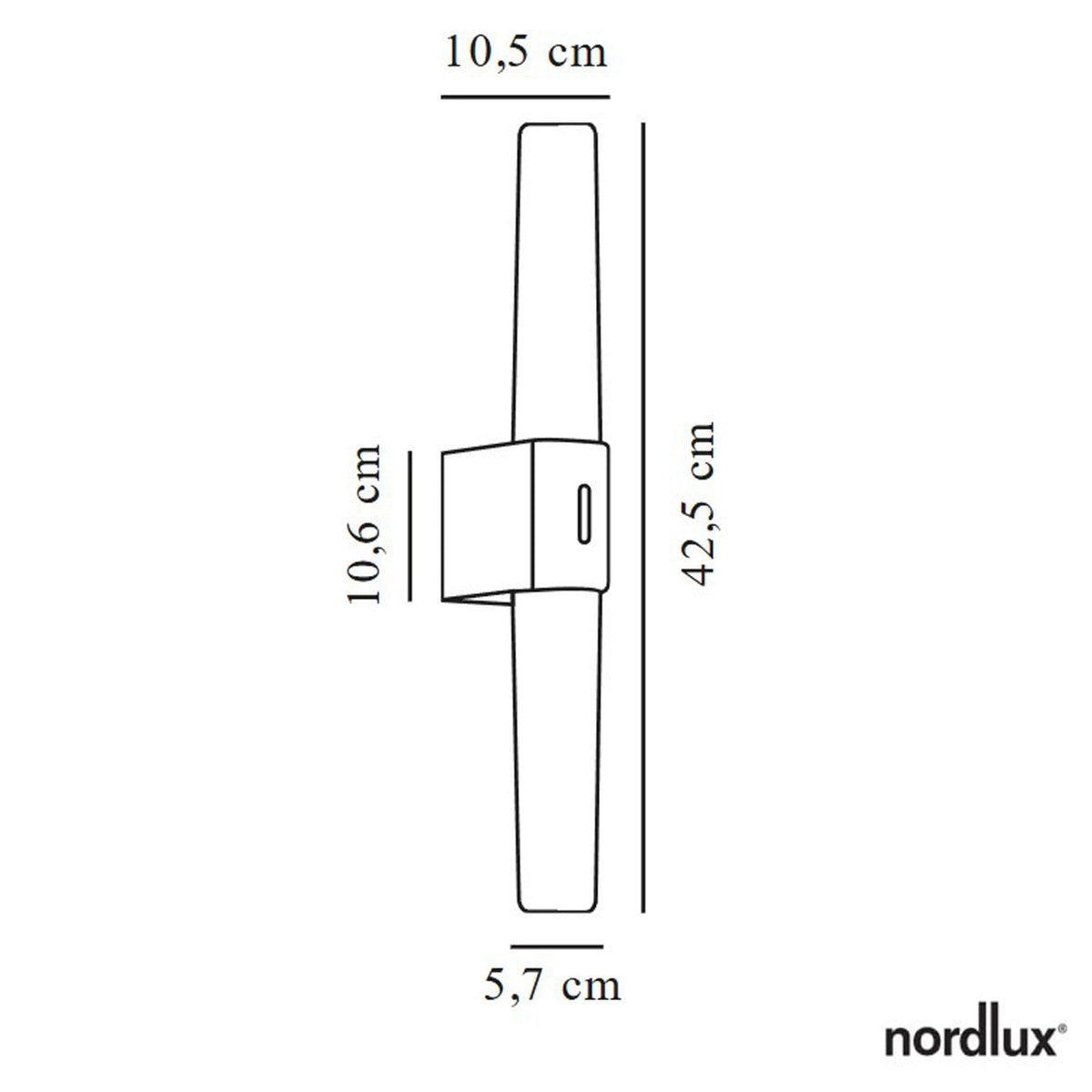 Helva IP44 LED Bathroom Wall Light In Black