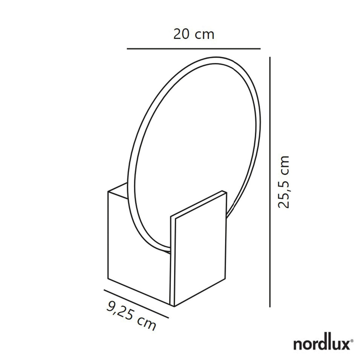 Hester IP44 LED Bathroom Wall Light In Wood Effect With Glass Diffuser