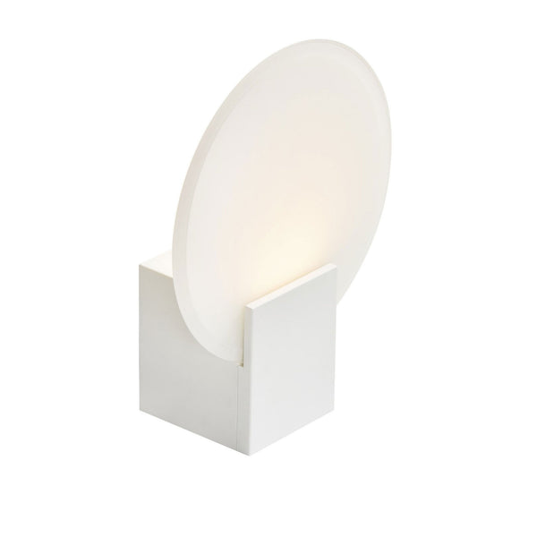 Hester IP44 LED Bathroom Wall Light In White With Glass Diffuser
