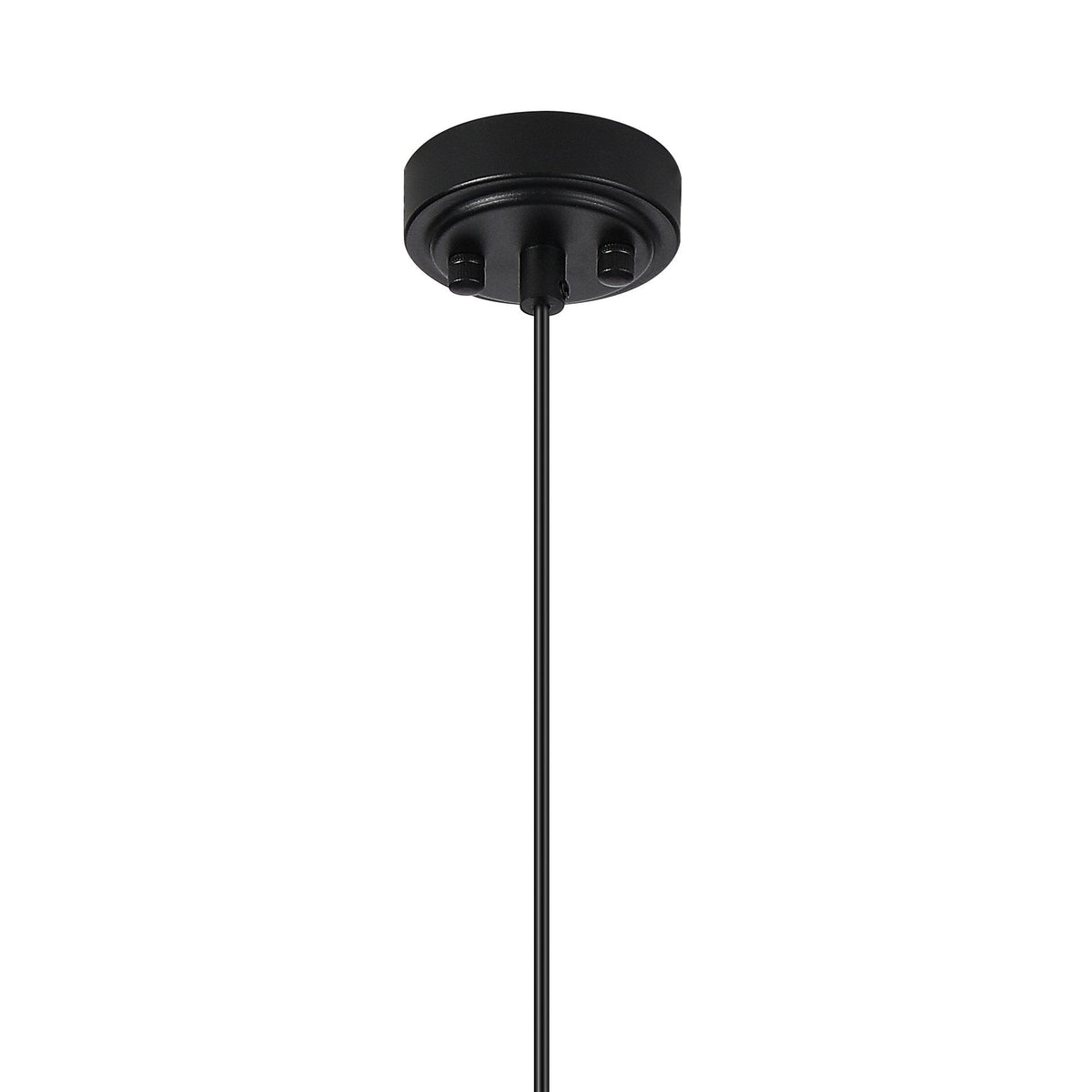 Loughton IP44 Single Drop Pendant in Satin Black with Round Glass Grey & White Marble Effect Diffuser