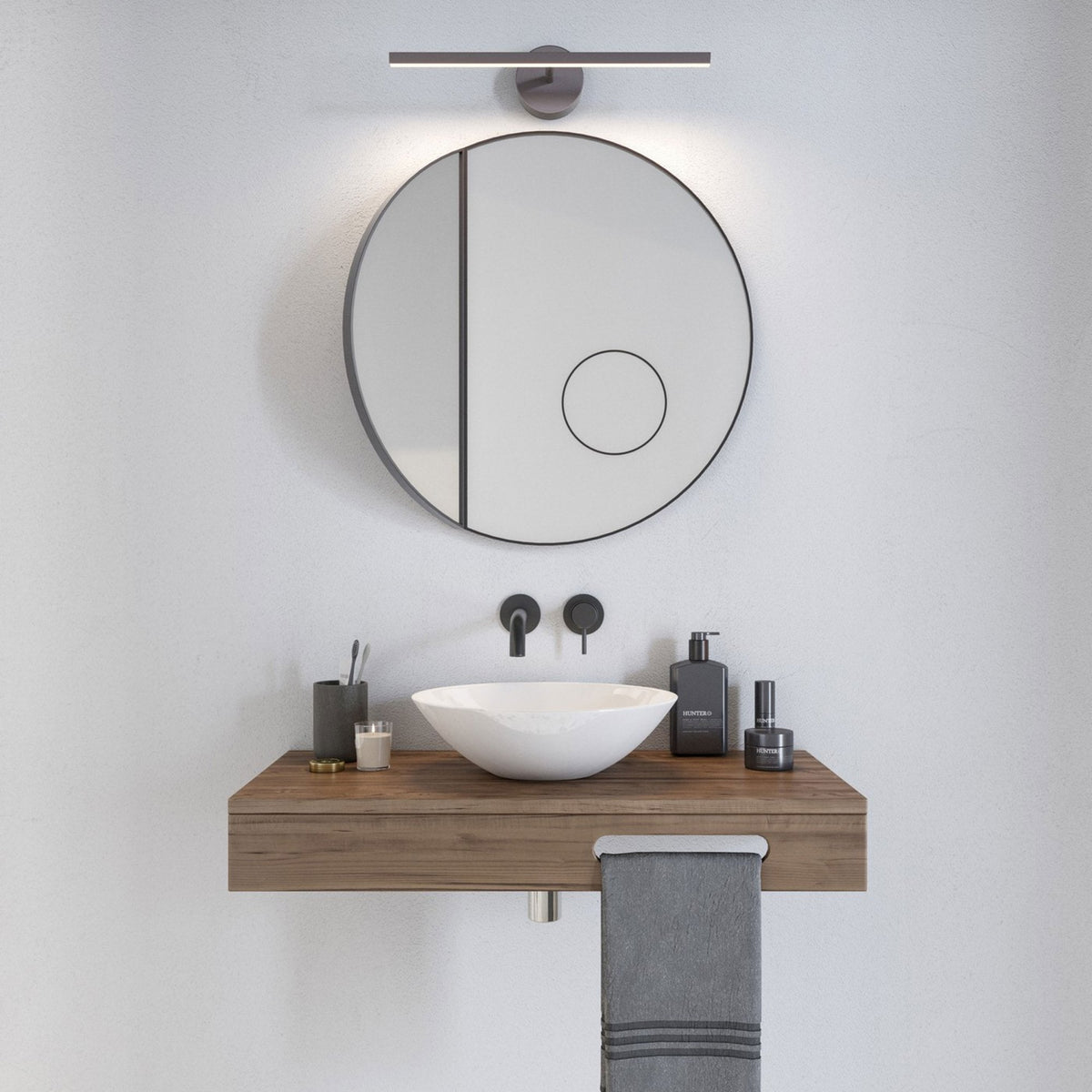 Ip 40cm Picture or Mirror LED Light in Brushed Steel