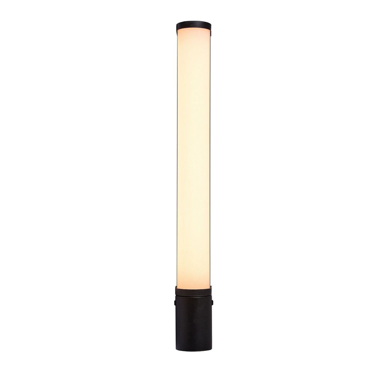 Malaika 49 IP44 LED Bathroom Wall Light In Black with Opal Diffuser