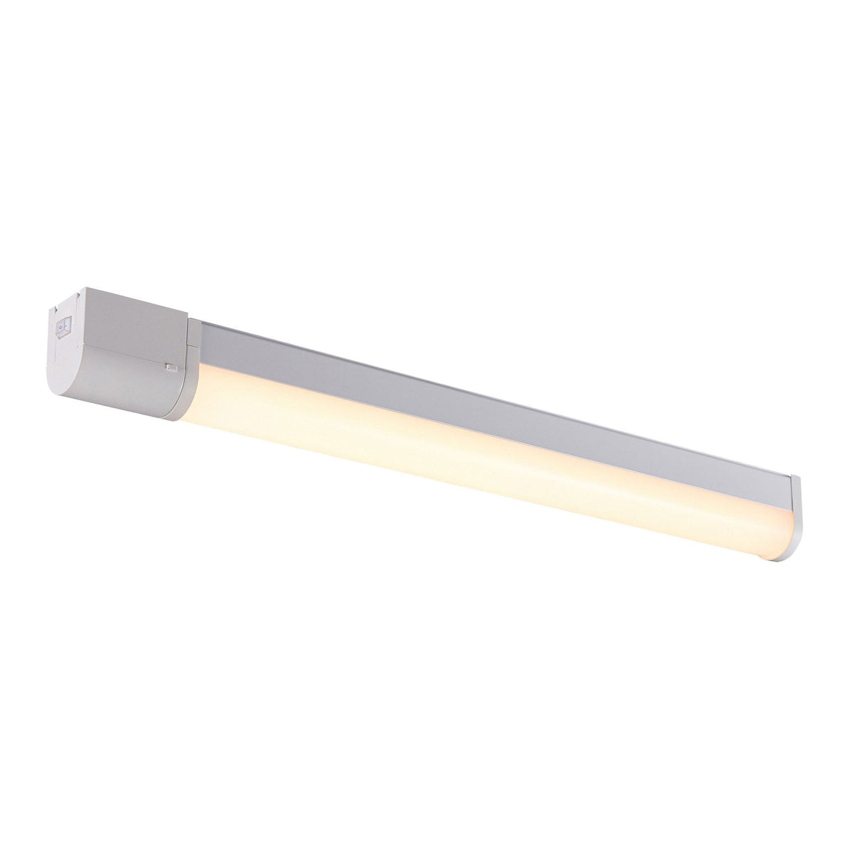 Malaika 68 IP44 LED Bathroom Wall Light In White with Opal Diffuser