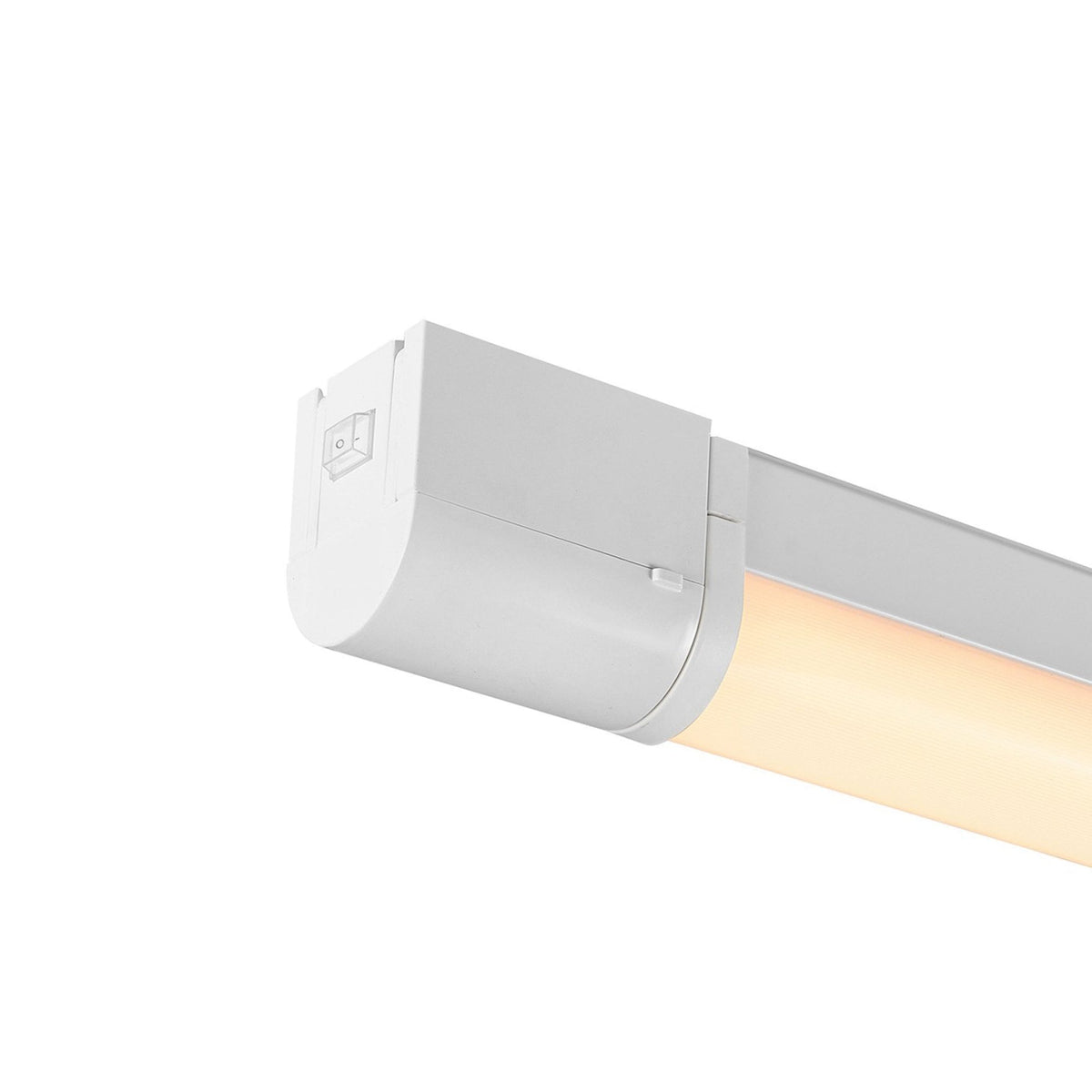 Malaika 68 IP44 LED Bathroom Wall Light In White with Opal Diffuser