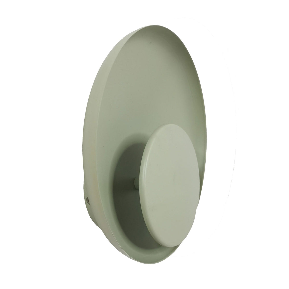 Marsi Plugged LED Wall Light In Dusty Green