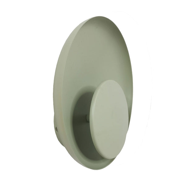 Marsi Plugged LED Wall Light In Dusty Green