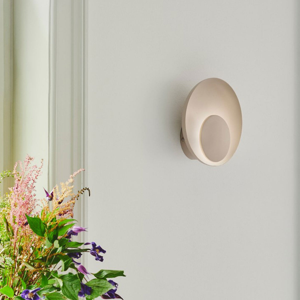 Marsi Plugged LED Wall Light In Beige