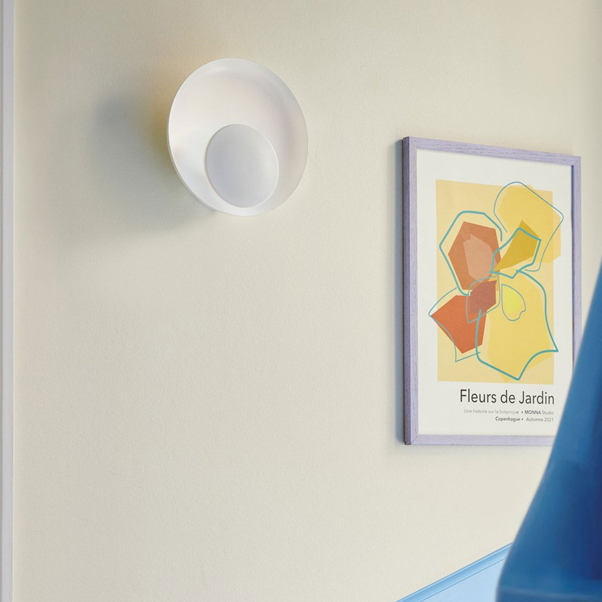 Marsi Plugged LED Wall Light In White