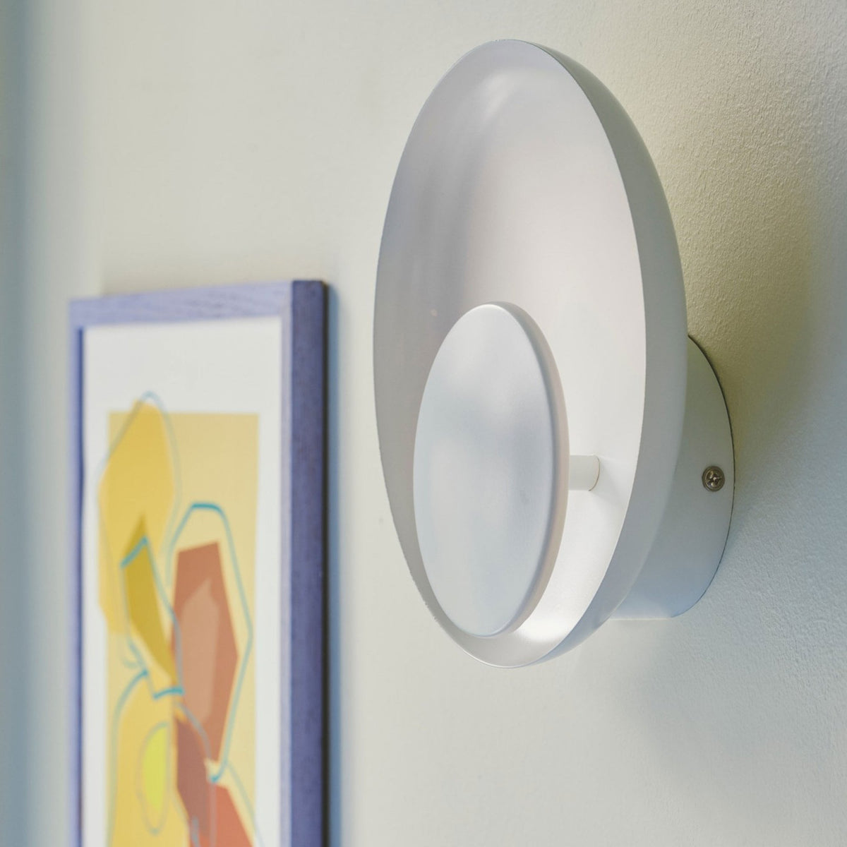 Marsi Plugged LED Wall Light In White