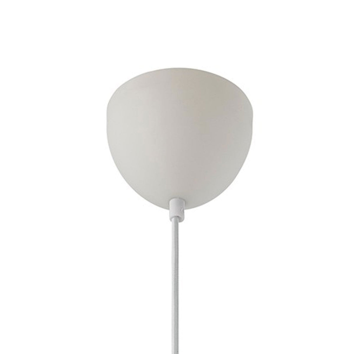 Miella White Pendant with Ribbed Opal Glass Shade