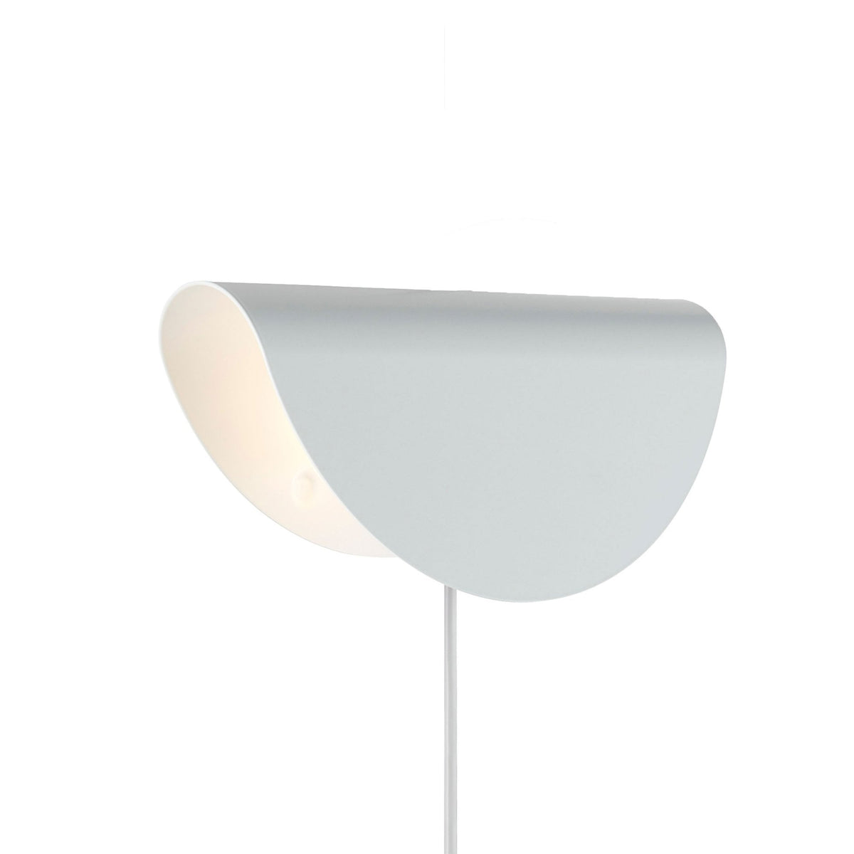 Model 2110 Plugged Wall Light In White