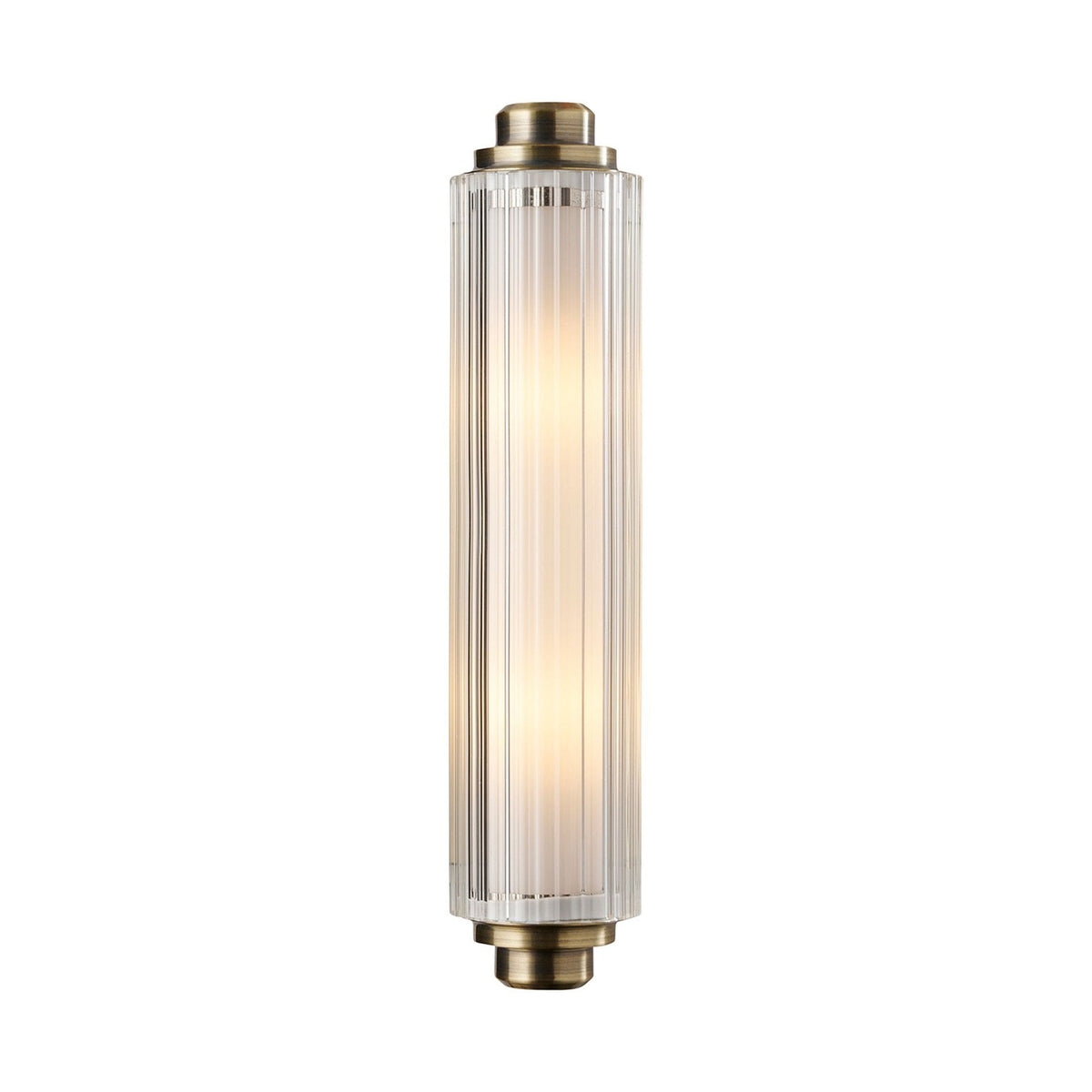 Nimal IP44 Bathroom Wall Light in Brass with Opal Diffuser