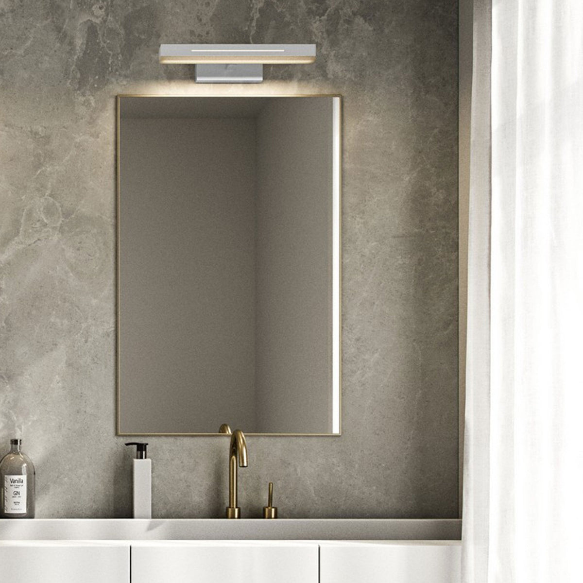 Otis 40 Warm White LED Picture or Mirror Light in White