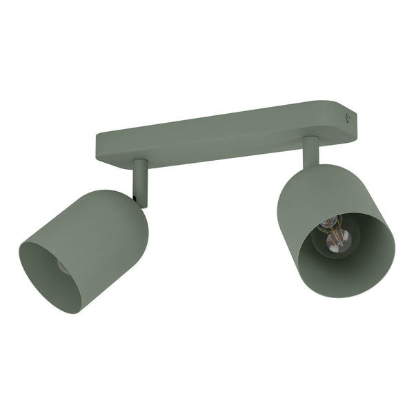 Tilston Minimalist Two Lamp Bar Spotlight in Green